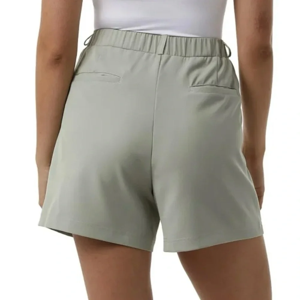 32 Degrees Cool Pull-On Pleated High Rise Shorts